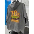 70's Swallowtail Zipped Hoody