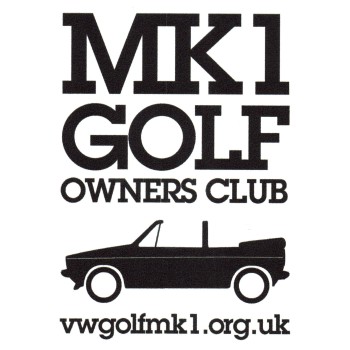 Mk1 Golf Owners Club Cabriolet Logo Sticker
