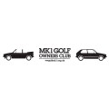 Mk1 Golf Owners Club Rear Window Sticker