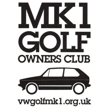Mk1 Golf Owners Club TinTop Logo Sticker